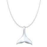  Whale Tail Pendant Necklace