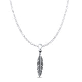  Feather Pendant Necklace