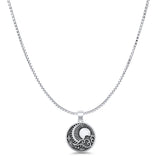  Sun, Star & Cloud Pendant Necklace