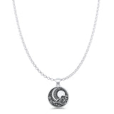  Sun, Star & Cloud Pendant Necklace