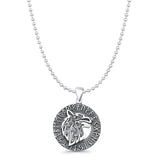  Wolf Viking Pendant Necklace