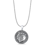  Wolf Viking Pendant Necklace