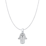  Hand Of Hamsa Pendant Necklace