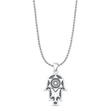 Star Hand Of Hamsa Pendant Necklace