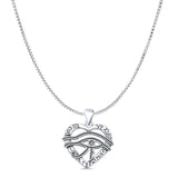 Eye of Horus & Zodiac Pendant Necklace