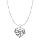 Eye of Horus & Zodiac Pendant Necklace
