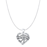 Eye of Horus & Zodiac Pendant Necklace