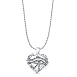 Eye of Horus & Zodiac Pendant Necklace