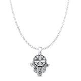 Hand Of Hamsa Pendant Necklace