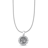 Eye of Horus & Zodiac Pendant Necklace