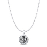 Eye of Horus & Zodiac Pendant Necklace