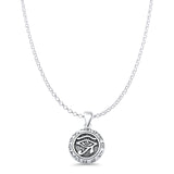 Eye of Horus & Zodiac Pendant Necklace