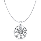 Sun Moon & Stars Pendant Necklace