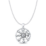 Sun Moon & Stars Pendant Necklace