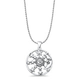 Sun Moon & Stars Pendant Necklace