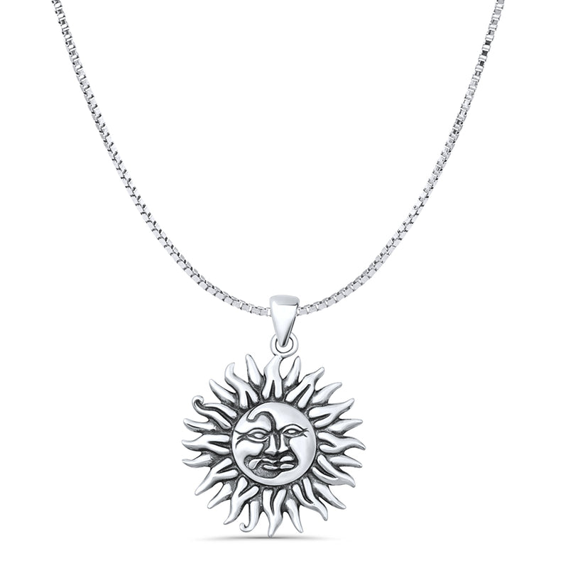 Sun Pendant Necklace