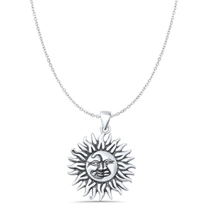 Sun Pendant Necklace