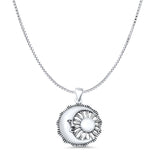 Moon & Sun Pendant Necklace
