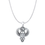 Scarab & Eye of Horus Pendant Necklace