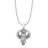Scarab & Eye of Horus Pendant Necklace