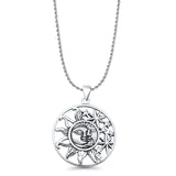 Sun Moon & Stars Pendant Necklace
