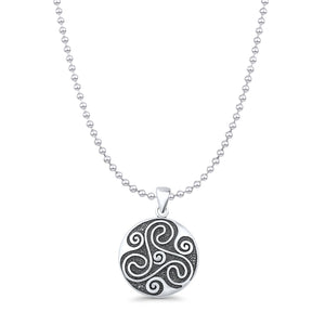 Triskele Pendant Necklace
