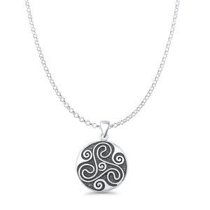 Triskele Pendant Necklace