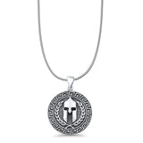 Viking Helmet Pendant Necklace