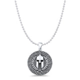 Viking Helmet Pendant Necklace