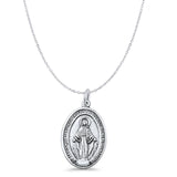 Saint Pendant Necklace