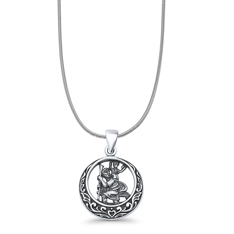 St. Christopher Pendant Necklace