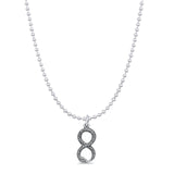 Infinity Snake Pendant Necklace