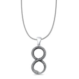 Infinity Snake Pendant Necklace
