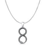 Infinity Snake Pendant Necklace