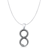 Infinity Snake Pendant Necklace