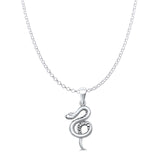  Snake Pendant Necklace