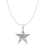  Celtic Style Star Pendant Necklace