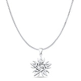  Pentagram, Moon & Triskelion Pendant Necklace