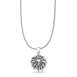  Green Man Pendant Necklace