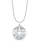  Celtic Pentagram Pendant Necklace