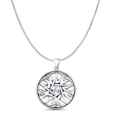  Pentagram, Moon & Triskelion Pendant Necklace