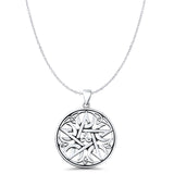  Pentagram, Moon & Triskelion Pendant Necklace