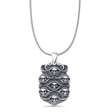  Skulls Pendant Necklace