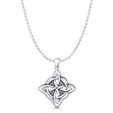  Triquetra Charm Pendant Necklace