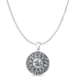 Sun, Moon & Zodiacs Charm Pendant Necklace