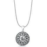  Sun, Moon & Zodiacs Charm Pendant Necklace