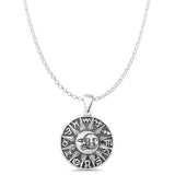  Sun, Moon & Zodiacs Charm Pendant Necklace