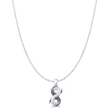  Infinity Tentacles Charm Pendant Necklace