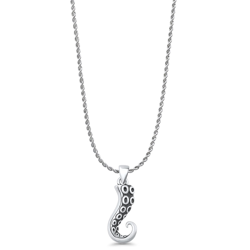  Tentacle Charm Pendant Necklace