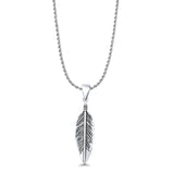  Feather Charm Pendant Necklace